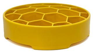 Honeycomb Design eBowl Enrichment Slow Feeder Bowl for Dogs: