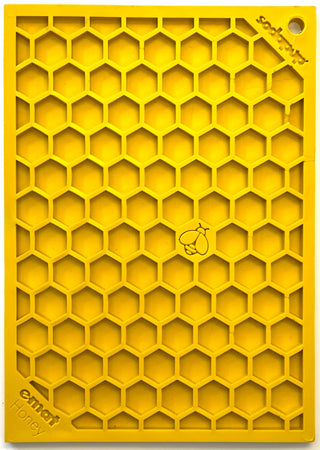 Honeycomb Design Emat Enrichment Licking Mat - Small