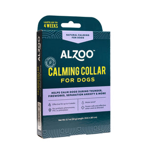 ALZOO Plant-Based Calming Collar for Dogs, 30days