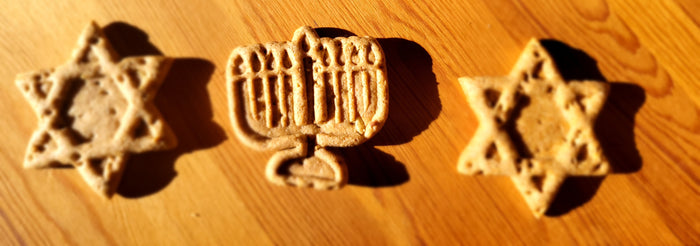 Hanukkah Dog Biscuits