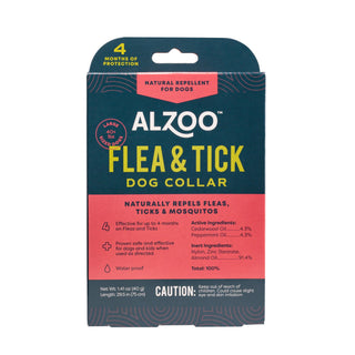 ALZOO Natural Plant-Based Flea & Tick Collar, Small Dogs