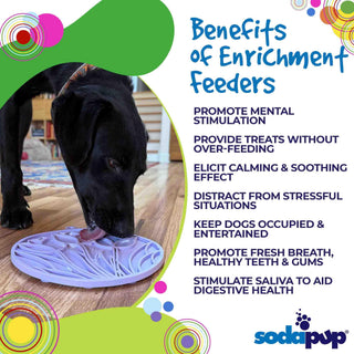 Tulip Design eMat Enrichment Lick Mat With Suction Cups: