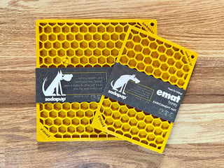 Honeycomb Design Emat Enrichment Licking Mat - Small