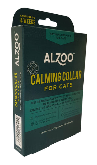 ALZOO Plant-Based Calming Collar for Cats, 30 Days