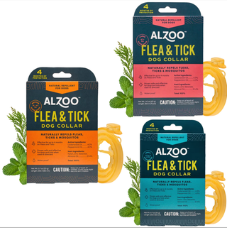 ALZOO Natural Plant-Based Flea & Tick Collar, Small Dogs
