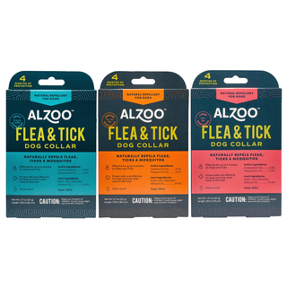 ALZOO Natural Plant-Based Flea & Tick Collar, Small Dogs