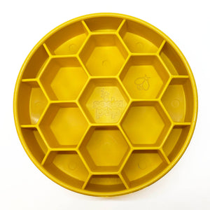 Honeycomb Design eBowl Enrichment Slow Feeder Bowl for Dogs: