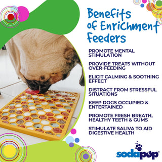 Honeycomb Design Emat Enrichment Licking Mat - Small