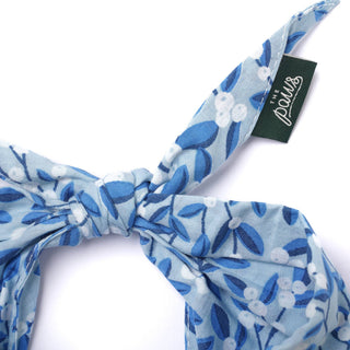 Blue Berry Dog Bandana: L