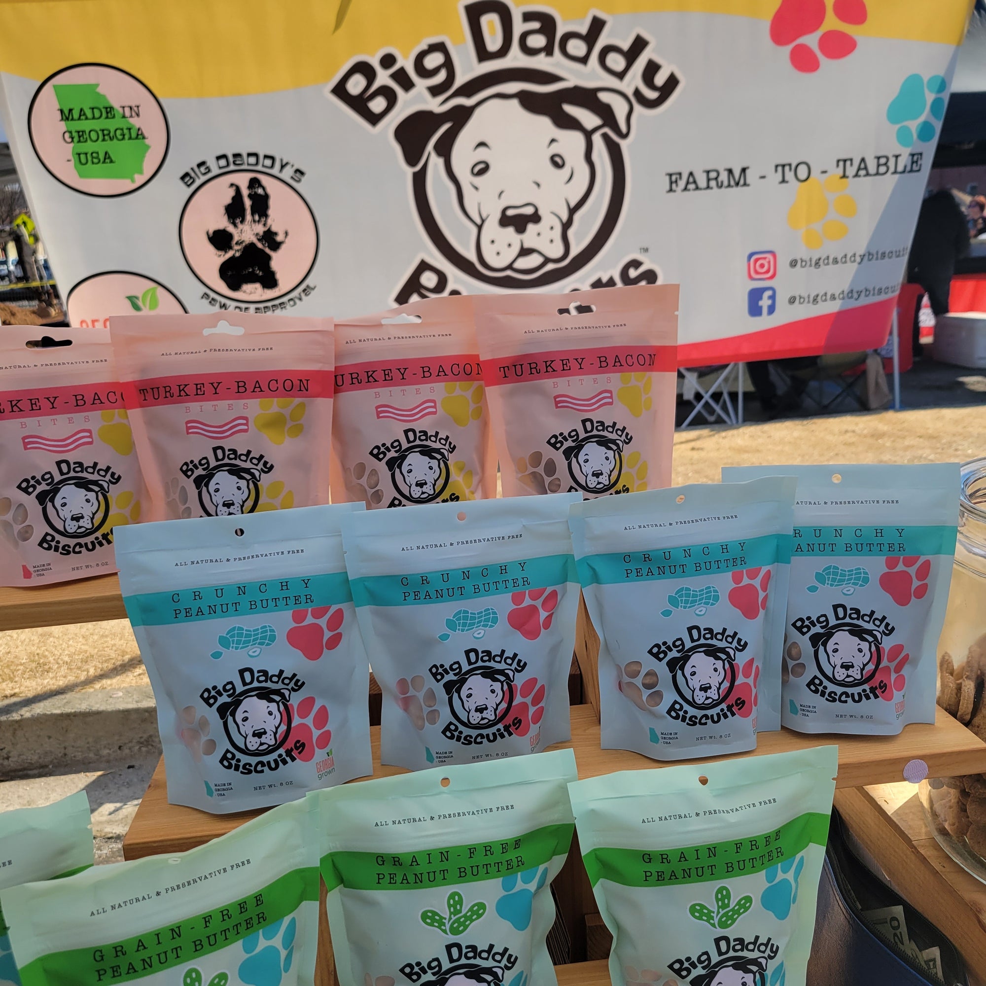 Big Daddy Dog Biscuits Organic and All Natural Dog Biscuits