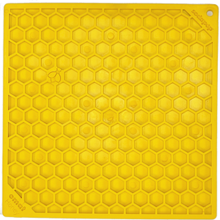 Honeycomb Design Emat Enrichment Licking Mat - Small