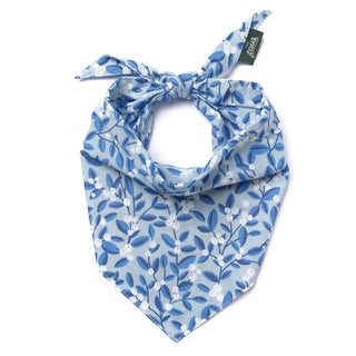 Blue Berry Dog Bandana: M