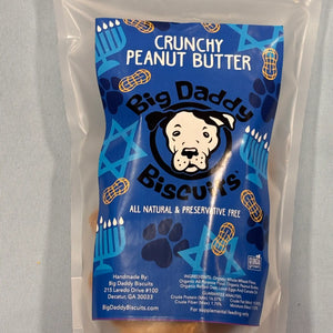 Hanukkah Dog Biscuits - Crunchy Peanut Butter