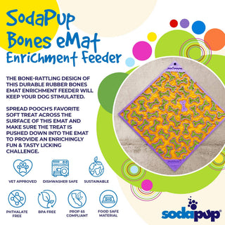 Bones Design Emat Enrichment Licking Mat
