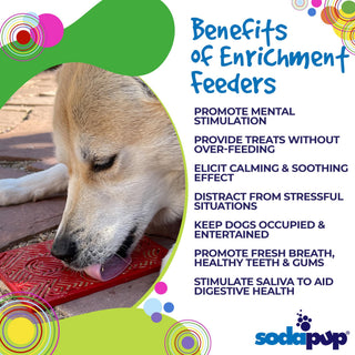 Heart Design Valentine Enrichment Lick Mat: Large