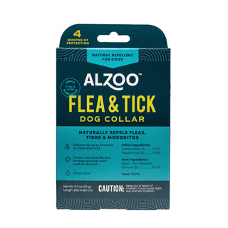 ALZOO Natural Plant-Based Flea & Tick Collar, Small Dogs