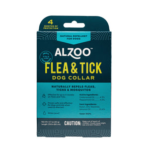ALZOO Natural Plant-Based Flea & Tick Collar, Small Dogs