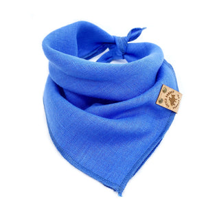 Azure Blue Dog Bandana